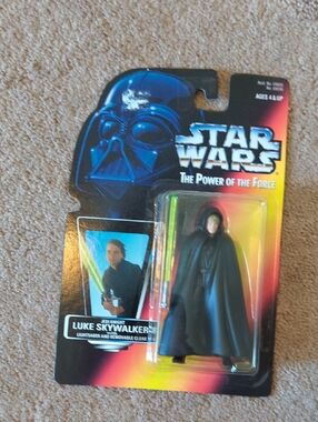 Star Wars Luke Skywalker Action Figure - Black Cloak New